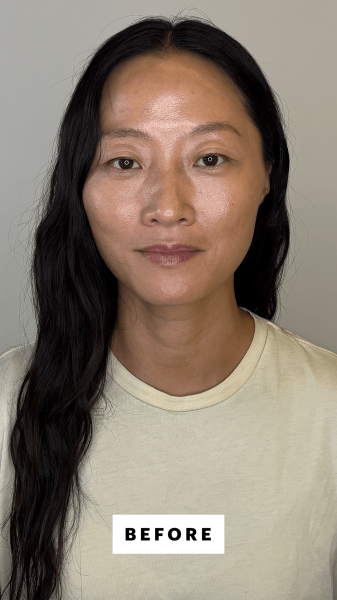 Allure tester before applying the Danessa Myricks Beauty Yummy Skin Lift  Flex Concealer